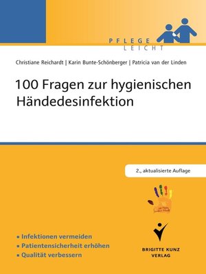 cover image of 100 Fragen zur hygienischen Händedesinfektion